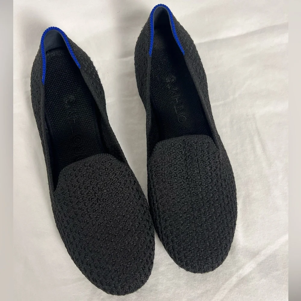 Rothy’s black Honeycomb Loafers - Picture 1 of 13